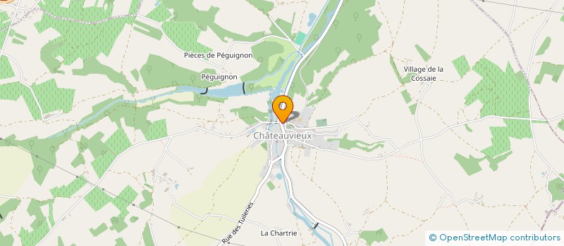 localisation de l'entreprise LA GUEPEL  CHATEAUVIEUX