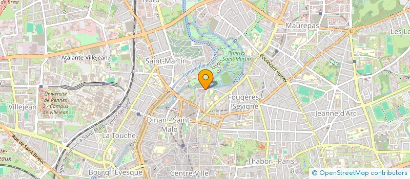 localisation de l'entreprise LA GUEPIERE  RENNES