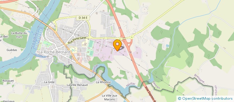 localisation de l'entreprise LA GUERCHE à NIVILLAC