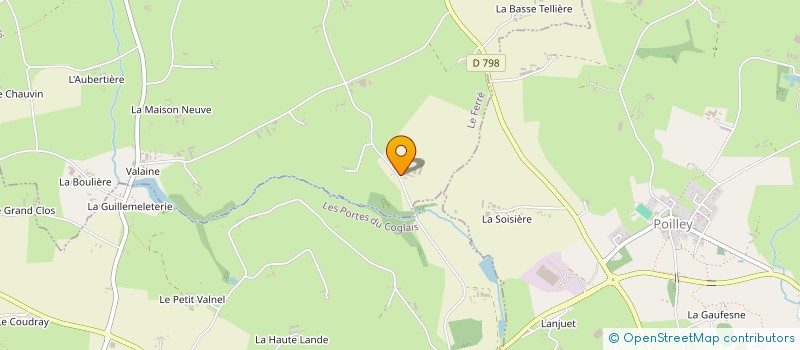 localisation de l'entreprise LA GUERGE à LE FERRE