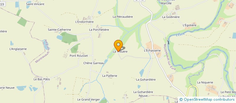 localisation de l'entreprise LA GUERINIERE  MAUGES-SUR-LOIRE