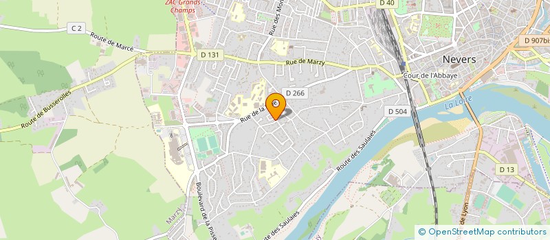 localisation de l'entreprise LA GUEULANTE à NEVERS