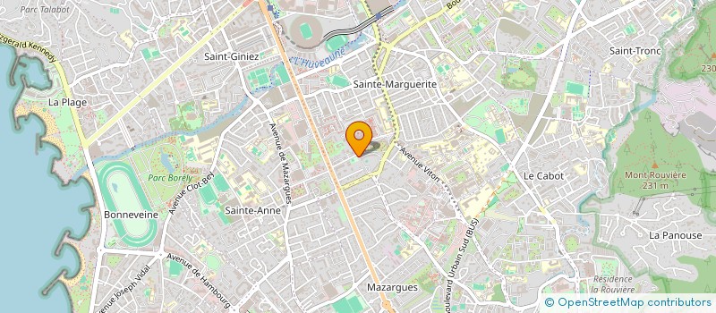 localisation de l'entreprise LA GUEULE DU LOUP à MARSEILLE
