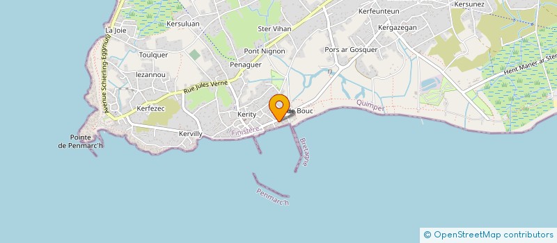 localisation de l'entreprise LA GUIBELINE  PENMARCH