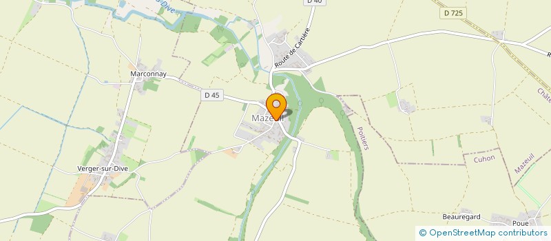 localisation de l'entreprise LA GUIBERDERIE à SAINT-MARTIN-LA-PALLU