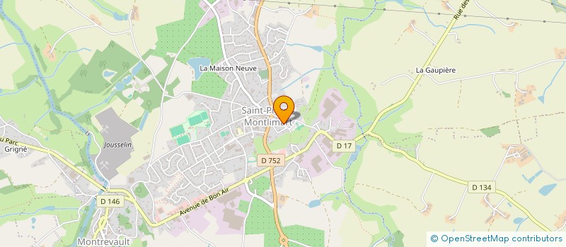 localisation de l'entreprise LA GUICHAISIERE à MONTREVAULT-SUR-EVRE
