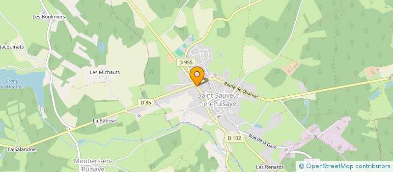 localisation de l'entreprise LA GUILDE  SAINT-SAUVEUR-EN-PUISAYE