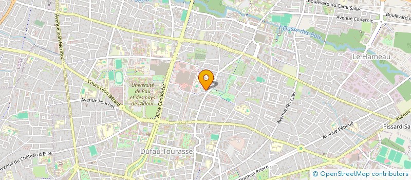 localisation de l'entreprise LA GUILDE ALPHA à PAU