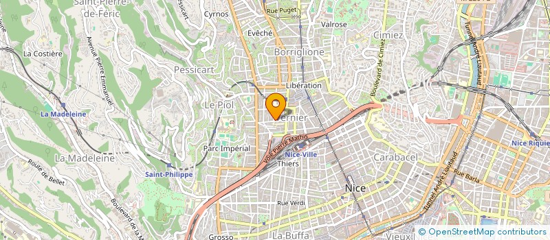 localisation de l'entreprise LA GUILDE DE L IMMOBILIER à NICE