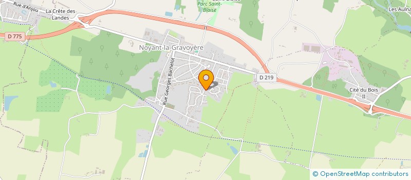 localisation de l'entreprise LA GUILDE DES 12 ROYAUMES à SEGRE-EN-ANJOU BLEU