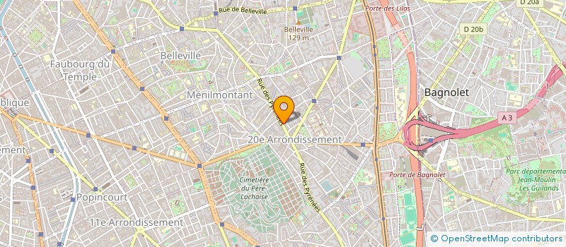 localisation de l'entreprise LA GUILDE DES ARTISTES DE LA MUSIQUE  PARIS