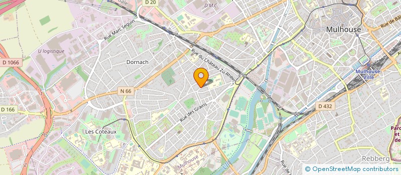 localisation de l'entreprise LA GUILDE DES BRASSEURS UTOPIQUES DE MULHOUSE  MULHOUSE