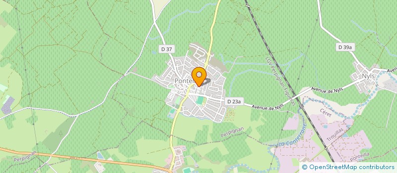 localisation de l'entreprise LA GUILDE DES COSPLAYERS  PONTEILLA