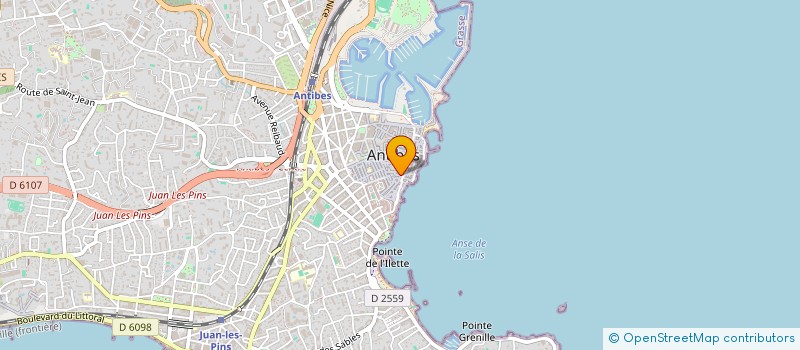 localisation de l'entreprise LA GUILDE DES FICANAS à ANTIBES