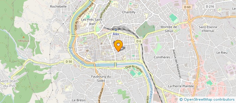 localisation de l'entreprise LA GUILDE DES GAMERS  ALES