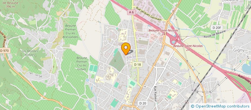 localisation de l'entreprise LA GUILDE DES GEEKS CROC'HEURES à BEAUNE
