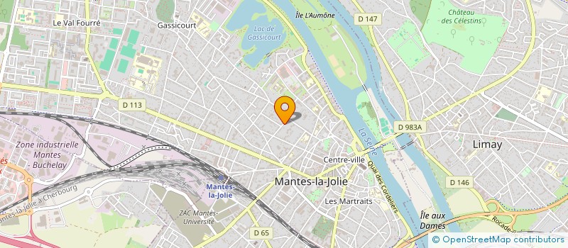 localisation de l'entreprise LA GUILDE DES LANCEURS DE DES  MANTES-LA-JOLIE