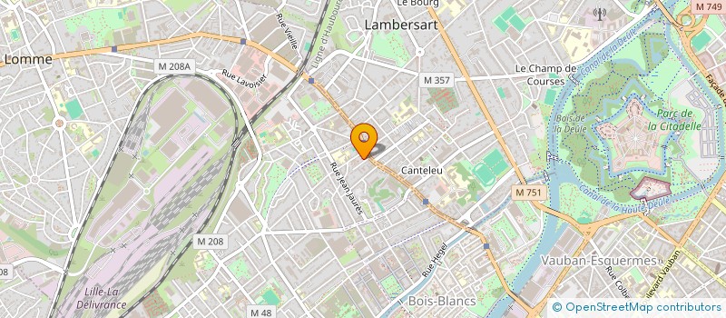 localisation de l'entreprise LA GUILDE DES PASSE-MONDES  LILLE