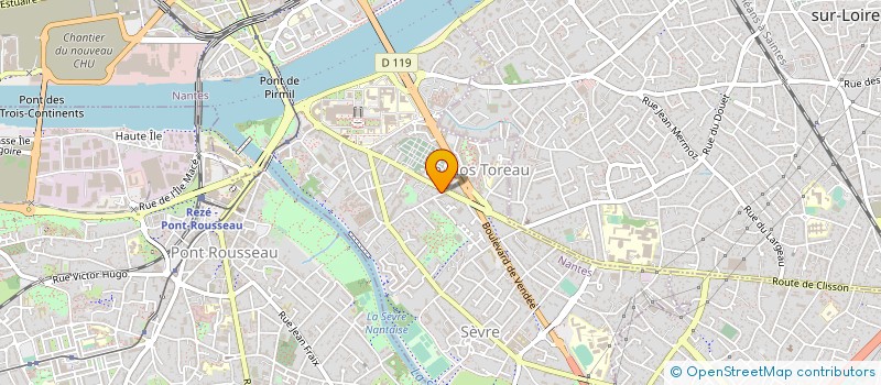 localisation de l'entreprise LA GUILDE DES PLUMES FRANCOPHONES  NANTES