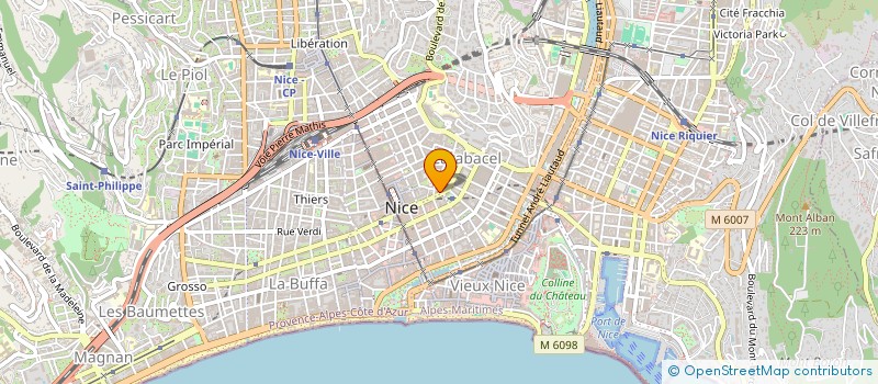localisation de l'entreprise LA GUILDE LIGURE à NICE
