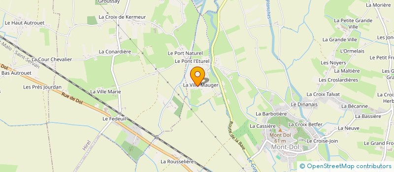 localisation de l'entreprise LA GUILLOTIERE  MONT-DOL