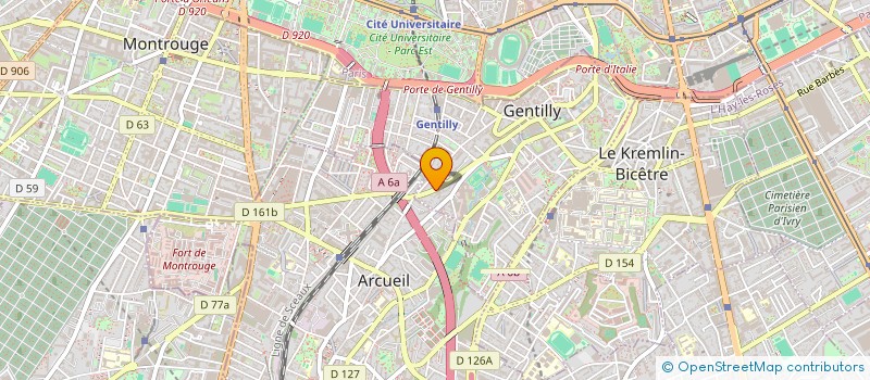 localisation de l'entreprise LA GUILLOTINE à GENTILLY