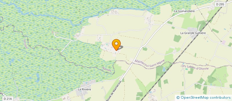localisation de l'entreprise LA GUILLOTTE  MACHECOUL-SAINT-MEME