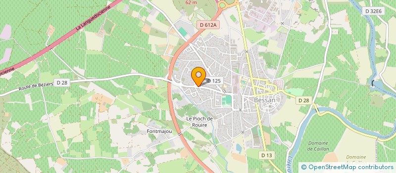 localisation de l'entreprise LA GUINARDE COKINE  BESSAN