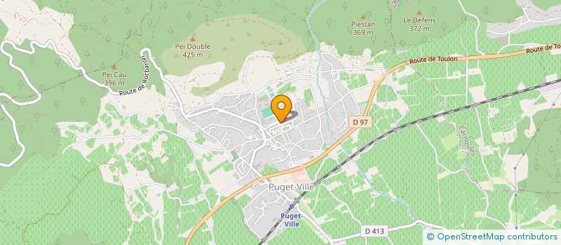 localisation de l'entreprise LA GUINGUETTE  PUGET-VILLE