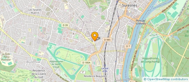 localisation de l'entreprise LA GUINGUETTE AFRICAINE DE SURESNES à SURESNES