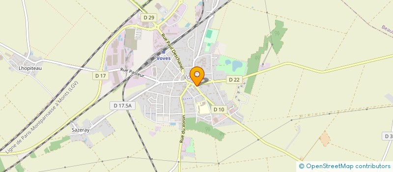 localisation de l'entreprise LA GUINGUETTE DE CHARTRES à CHARTRES