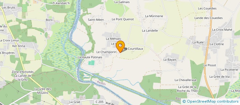 localisation de l'entreprise LA GUINGUETTE DE JEANNETTE  BAINS-SUR-OUST