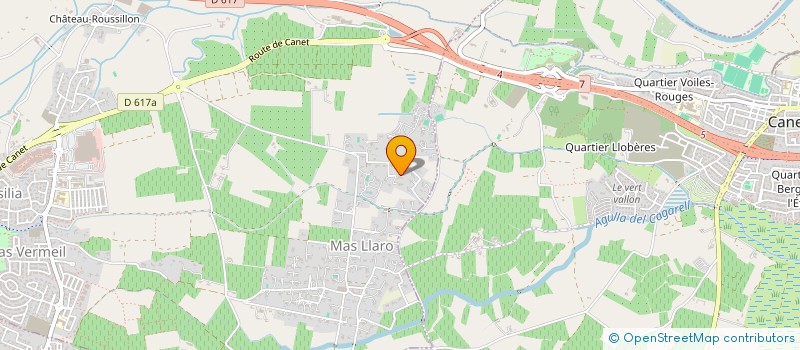 localisation de l'entreprise LA GUINGUETTE DE LOUIS  VILLELONGUE-DE-LA-SALANQUE