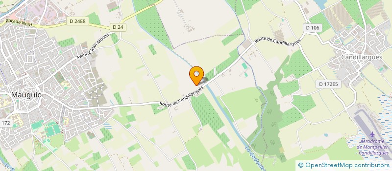 localisation de l'entreprise LA GUINGUETTE DES ECURIES  MAUGUIO