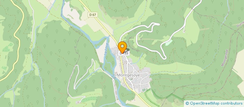 localisation de l'entreprise LA GUINGUETTE DES RIVES  MONTGESOYE