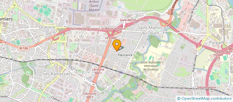 localisation de l'entreprise LA GUINGUETTE EN L'AIR à TOULOUSE