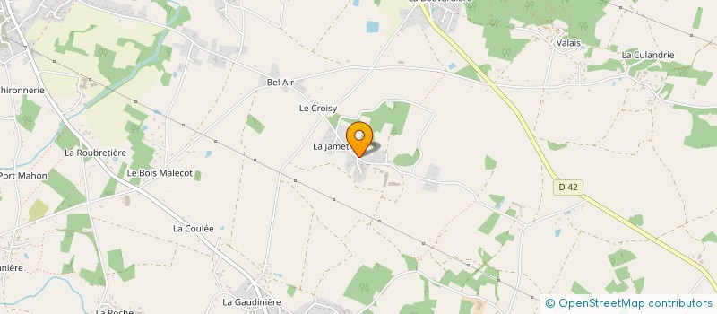 localisation de l'entreprise LA GUINGUETTE INTERGENERATIONNELLE DES PAYS DE LA LOIRE à VIGNEUX-DE-BRETAGNE