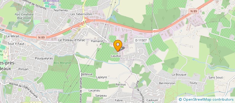 localisation de l'entreprise LA GUINGUETTE LAUDUC  TRESSES