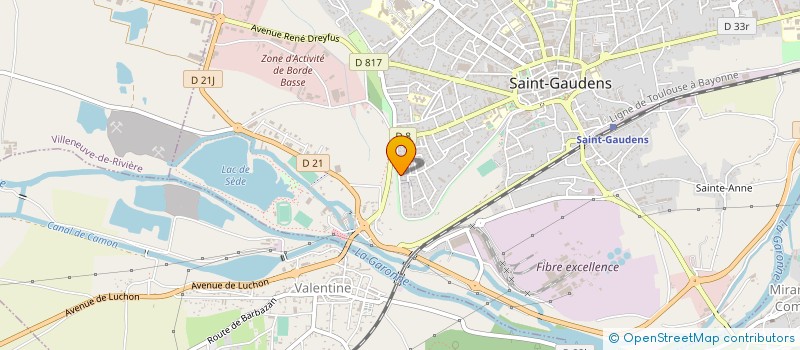 localisation de l'entreprise LA GUIPE  SAINT-GAUDENS