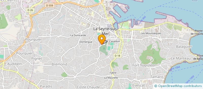 localisation de l'entreprise LA GUIRAMANDE à LA SEYNE-SUR-MER