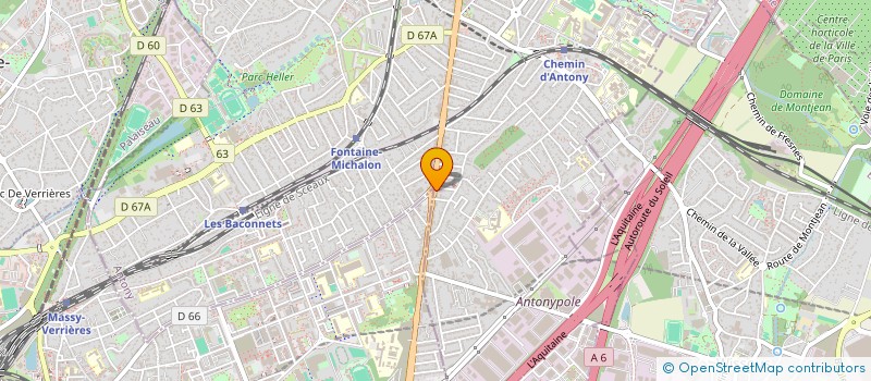 localisation de l'entreprise LA GUISANE à ANTONY