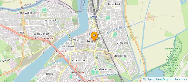 localisation de l'entreprise LA GUISANE à ARLES