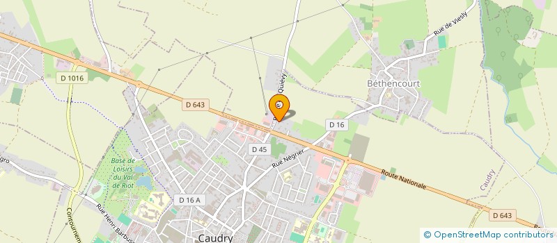 localisation de l'entreprise LA GUISETTE  BETHENCOURT