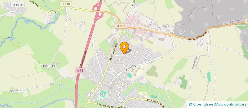 localisation de l'entreprise LA GUISSELO  MARQUISE