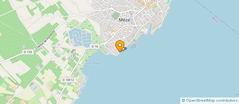 localisation de l'entreprise LA GUITARE à MEZE