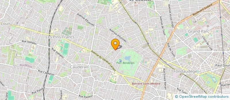 localisation de l'entreprise LA GUITTOU BLONVILLE  BORDEAUX