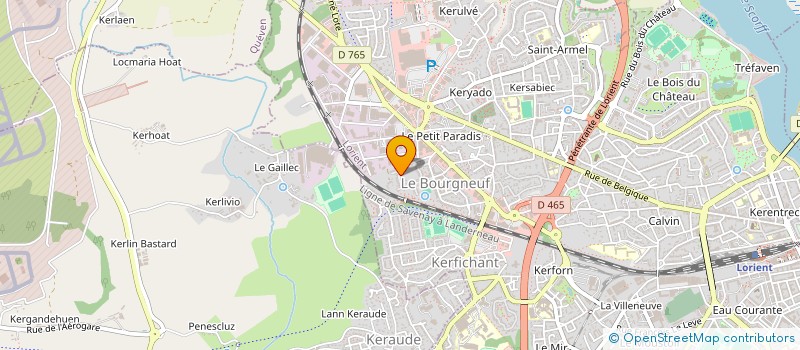 localisation de l'entreprise LA GUSETO  LORIENT