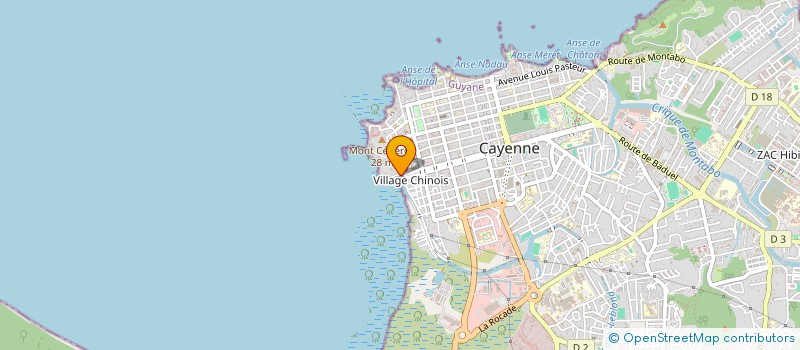 localisation de l'entreprise LA GUYANAISE DE SECURITE SARL à CAYENNE