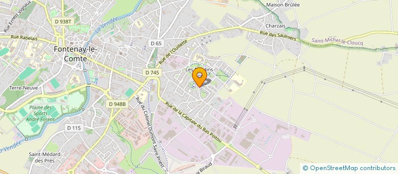 localisation de l'entreprise LA GV POUR TOUS à FONTENAY-LE-COMTE