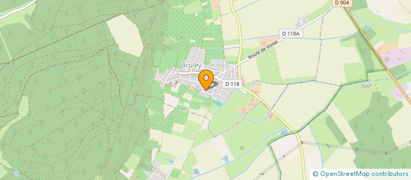 localisation de l'entreprise LA GWADA  TOUL